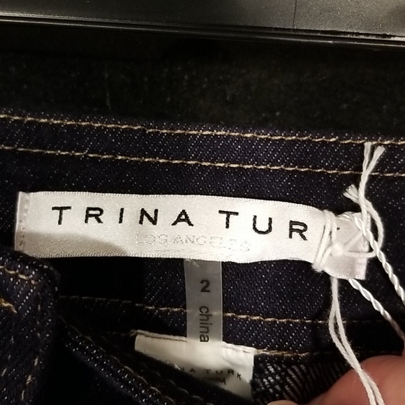 💕TRINA TURK💕 Willis Denim Pant Indigo High Waist - Picture 12 of 12
